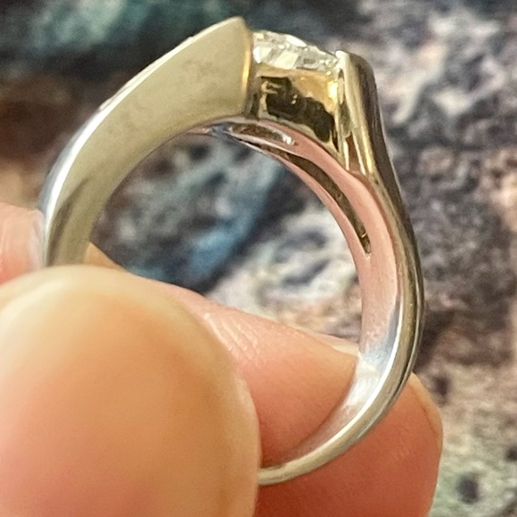 Genuine Diamond Ring, custom Trilliant cut - Picture 16 of 17